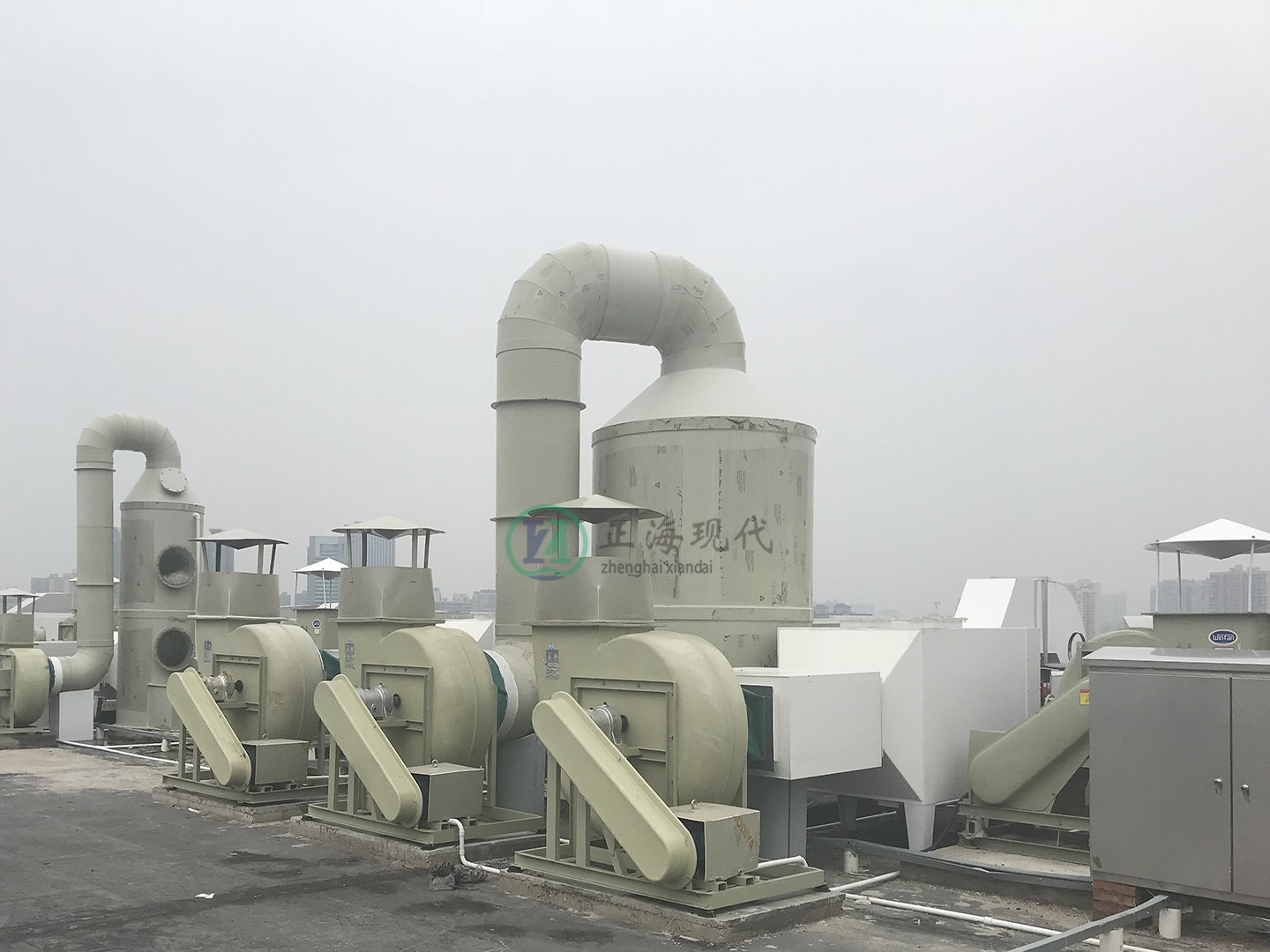 無機(jī)廢氣處理裝置(噴淋塔處理裝置)